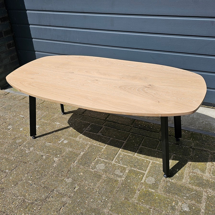 Deens ovale salontafel eikenhout