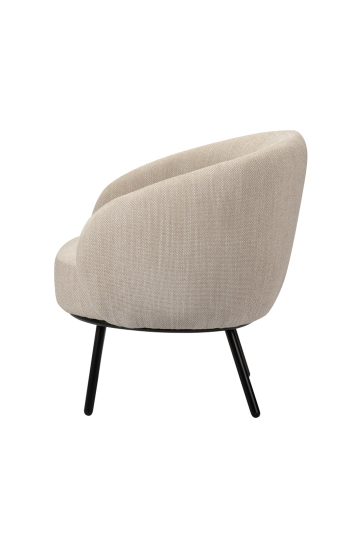 Fauteuil Bruno Lounge Chair - Beige - 15% Korting