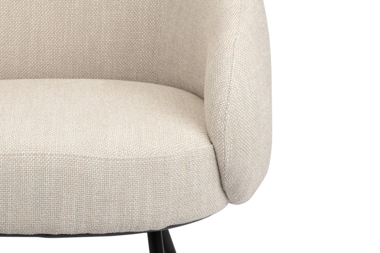 Fauteuil Bruno Lounge Chair - Beige - 15% Korting