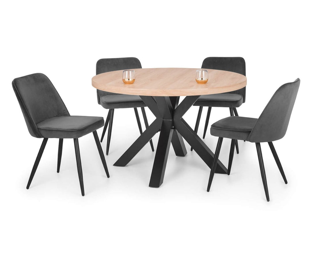 Neo - Rond - Eiken eettafel